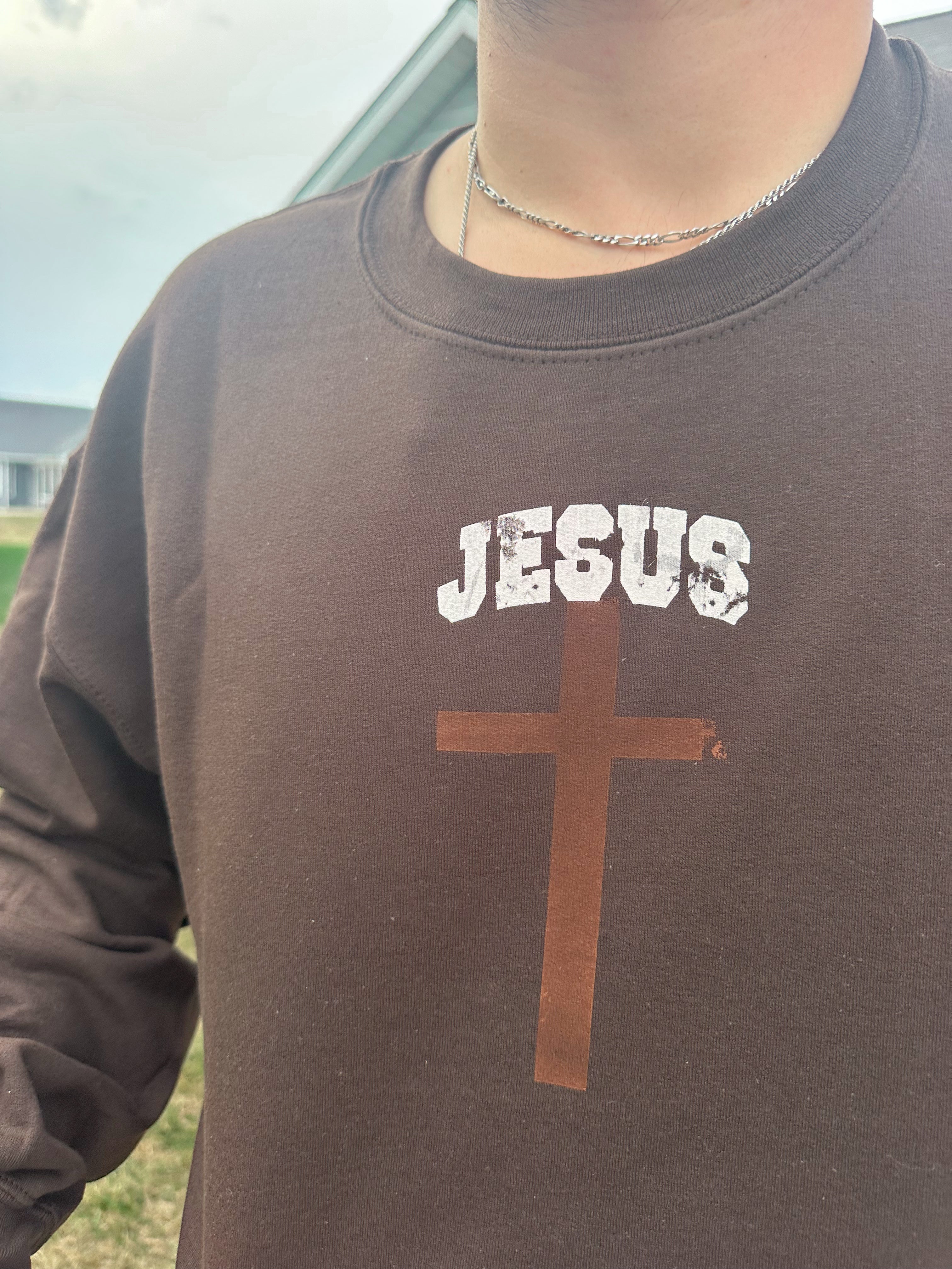JESUS. The way, the truth, the life crewneck