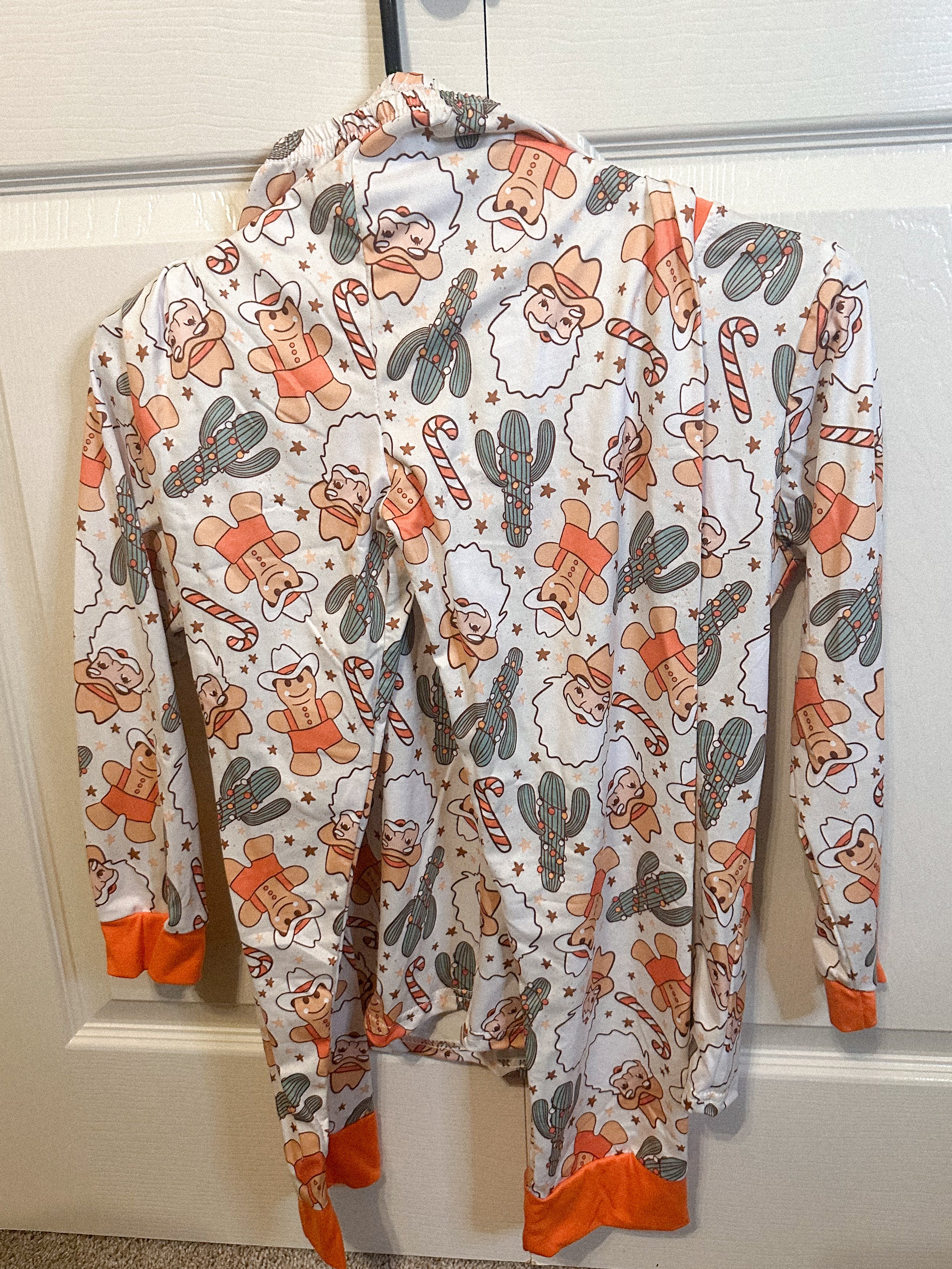 Cactus Christmas Kids Sz 10-12 T PJ Set