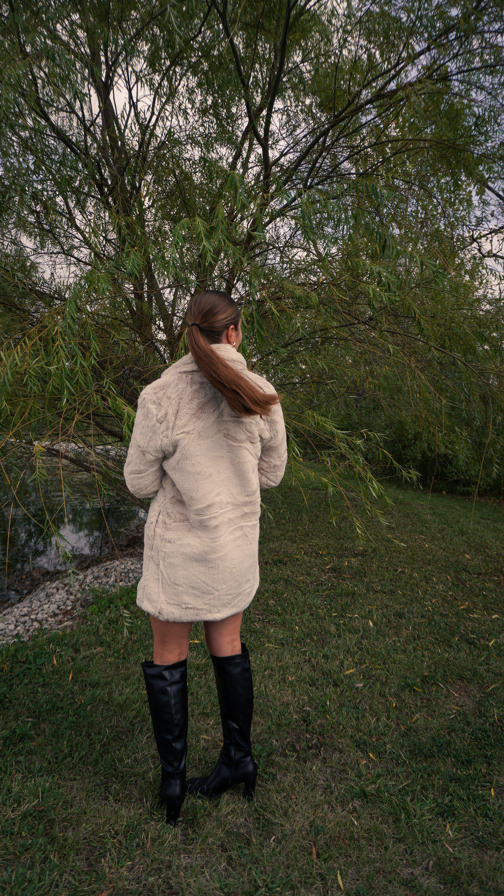 Maple Mist Faux Fur Coat