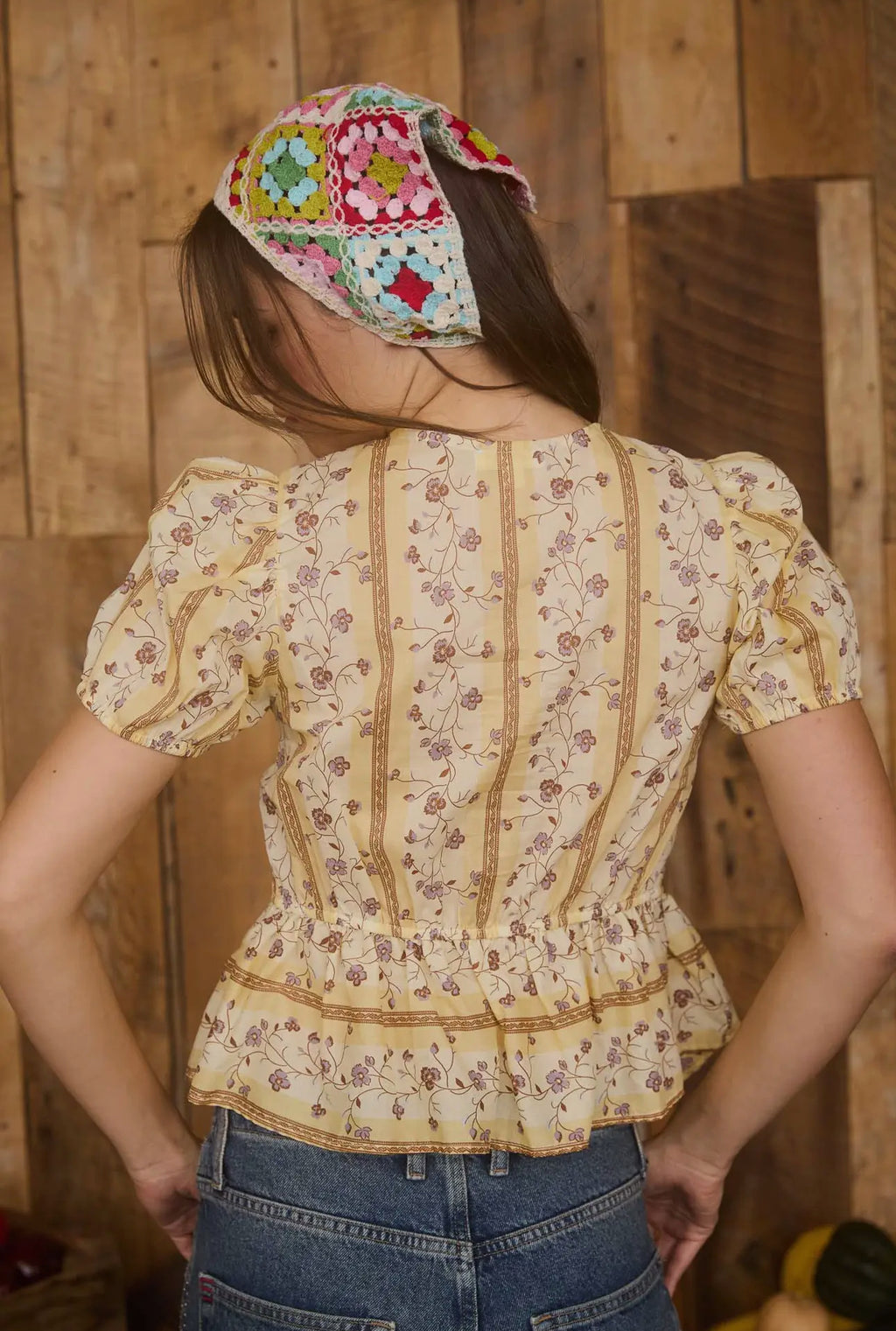Sunshine & Petals Ruffle Blouse