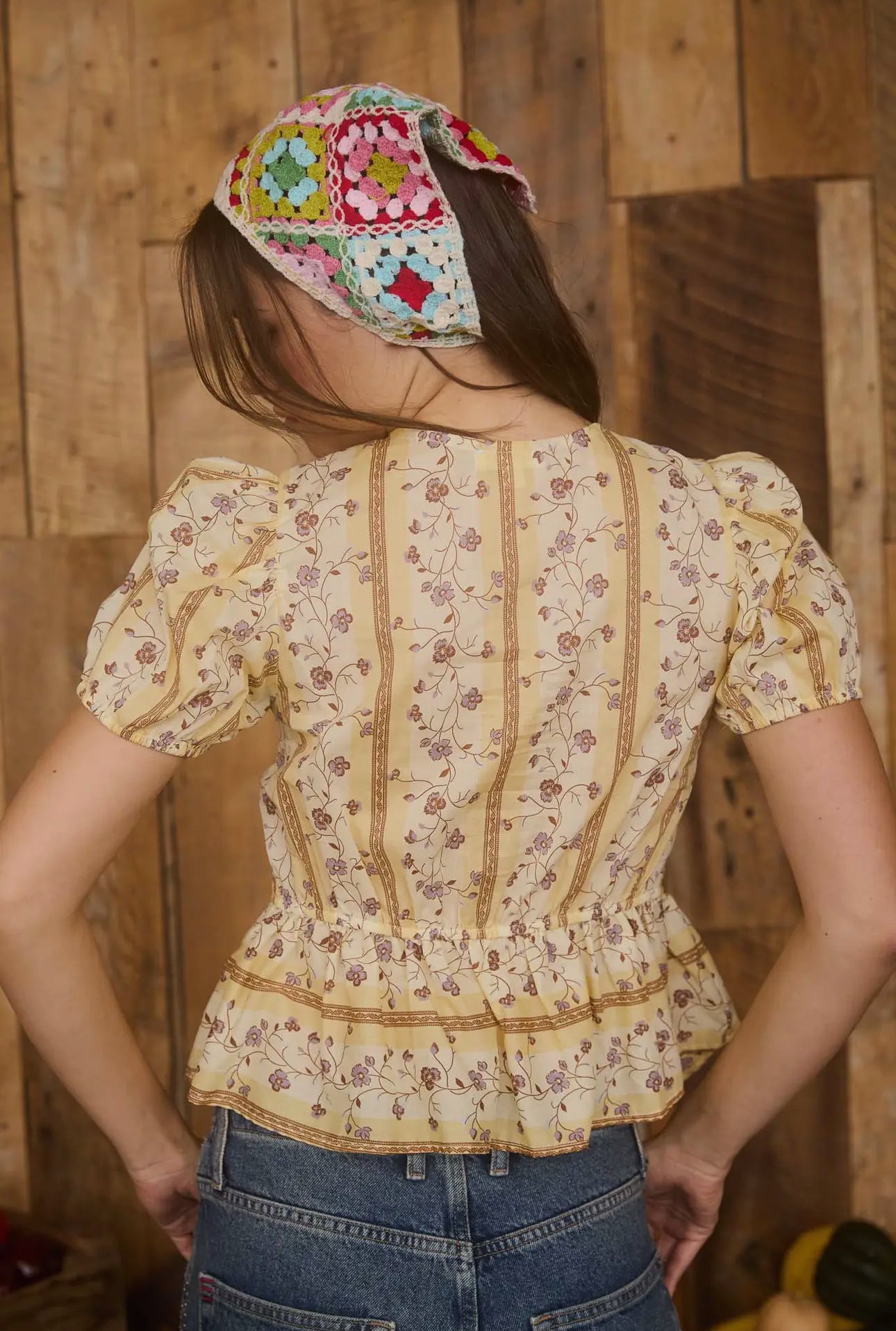 Sunshine & Petals Ruffle Blouse