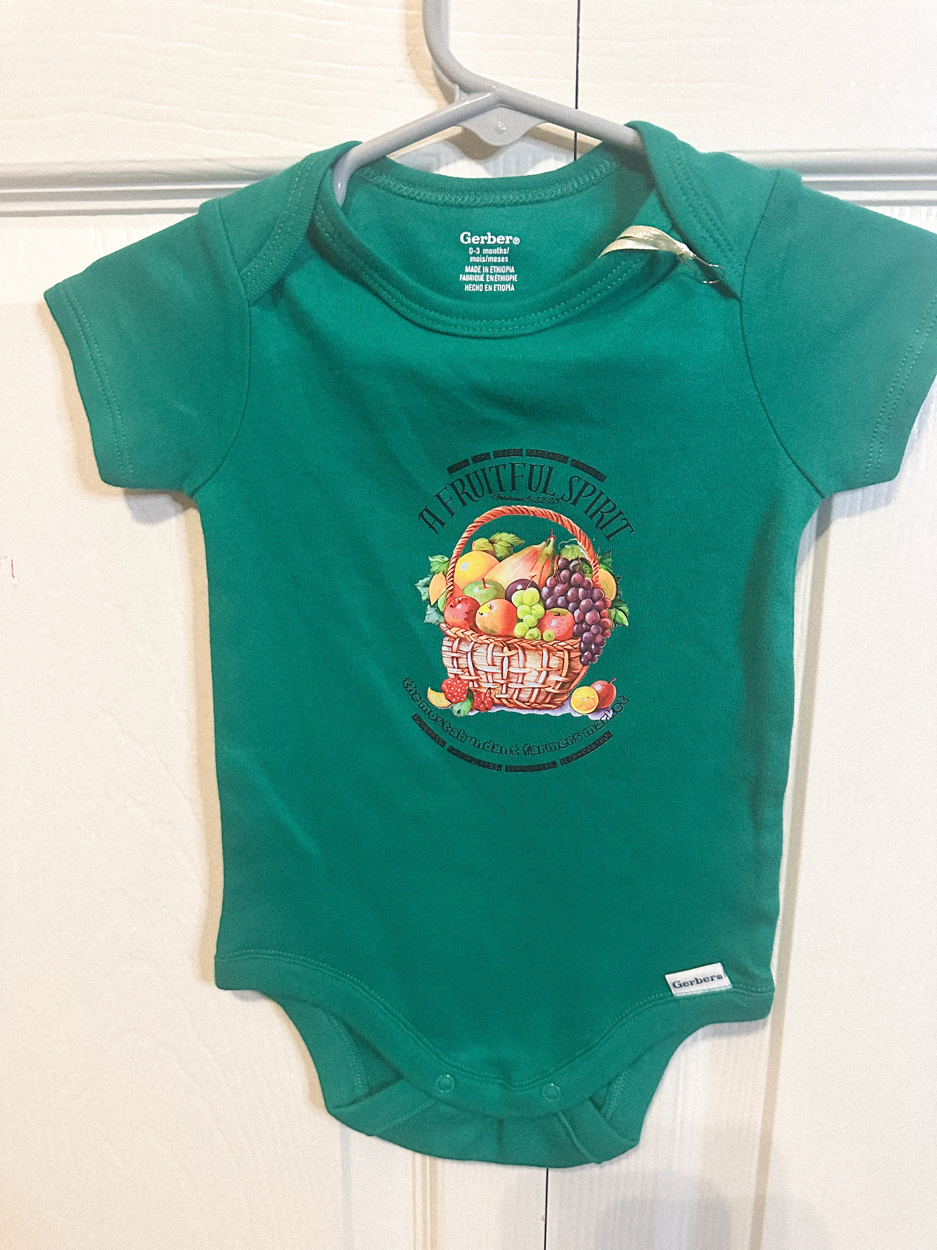 Fruitful Spirit Baby Onsie 0-3 months