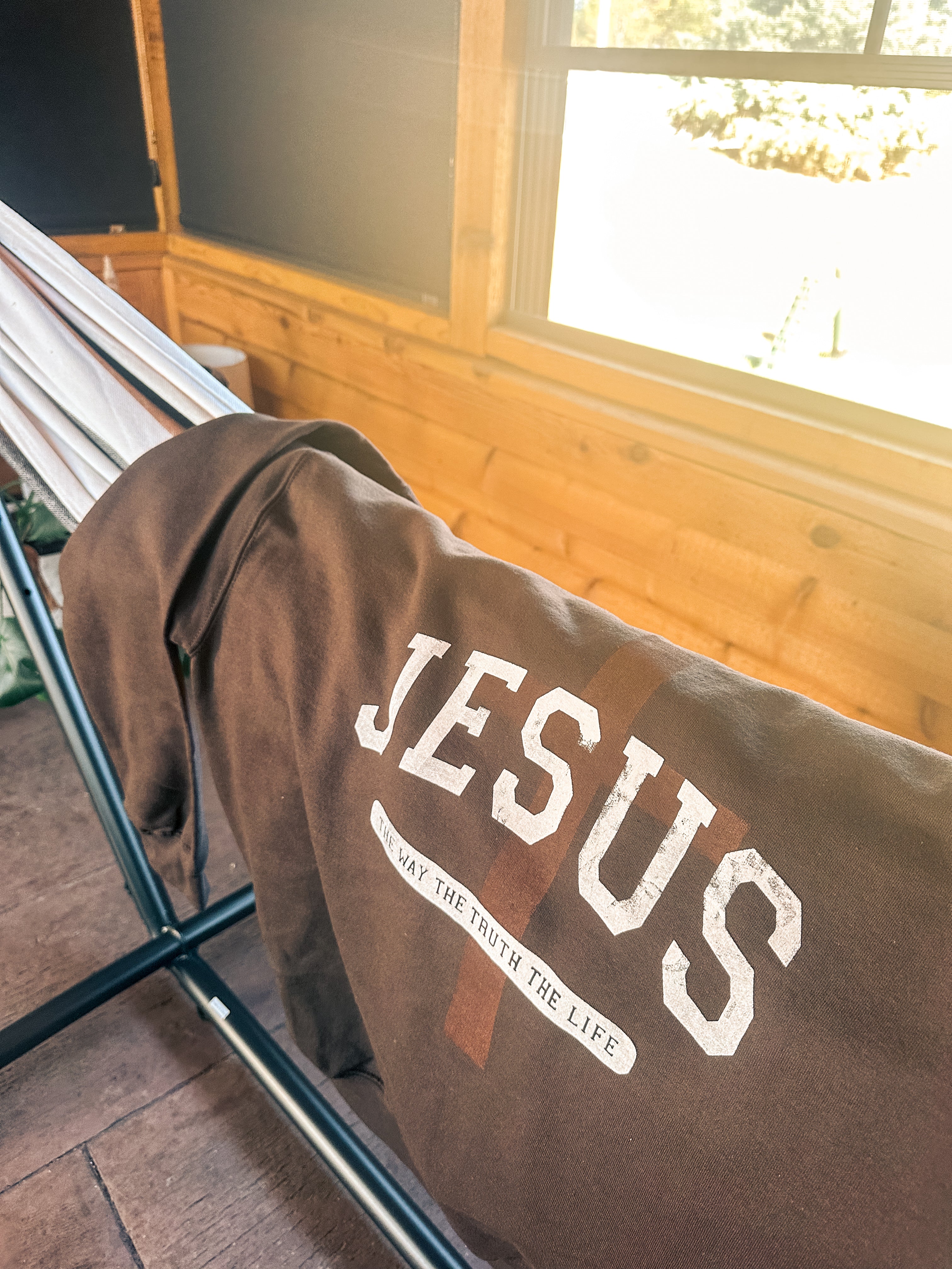 JESUS. The way, the truth, the life crewneck