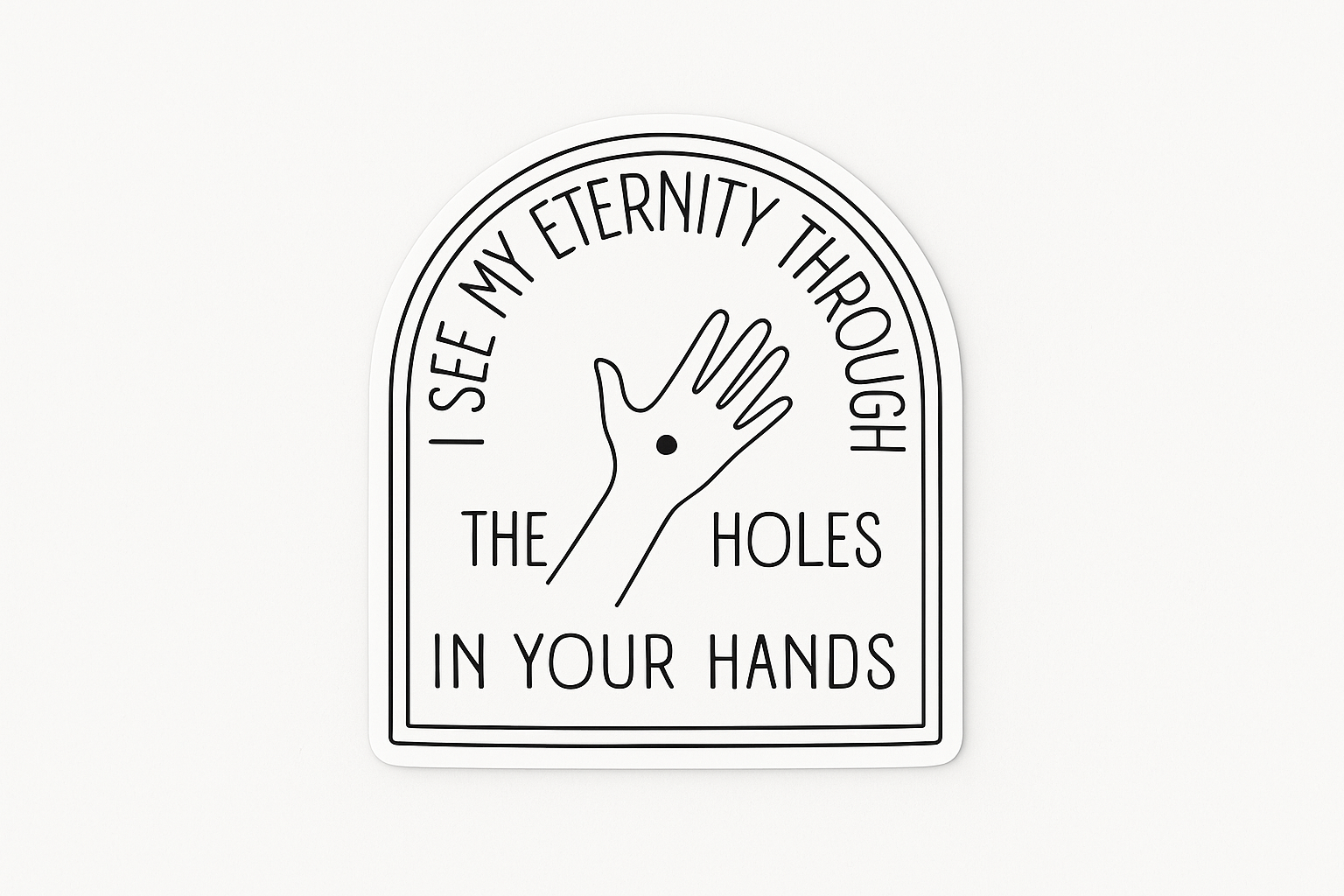 My eternity sticker