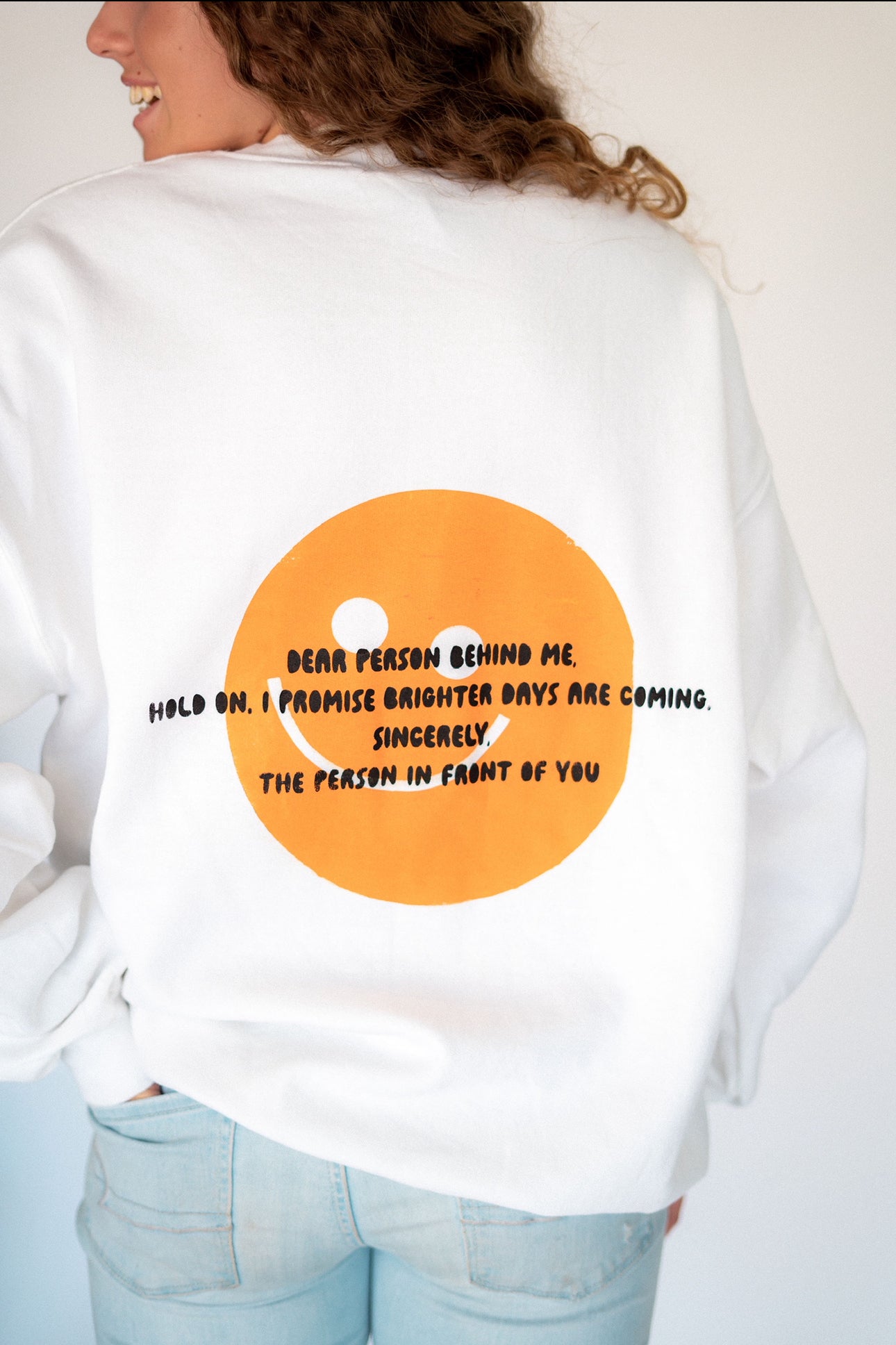 Brighter days are coming crewneck