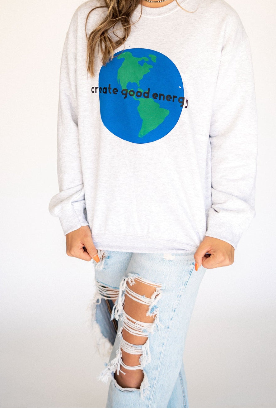 Create Good Energy Crewneck