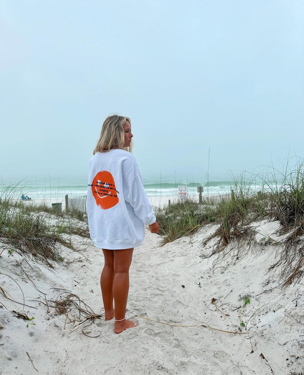 Brighter days are coming crewneck
