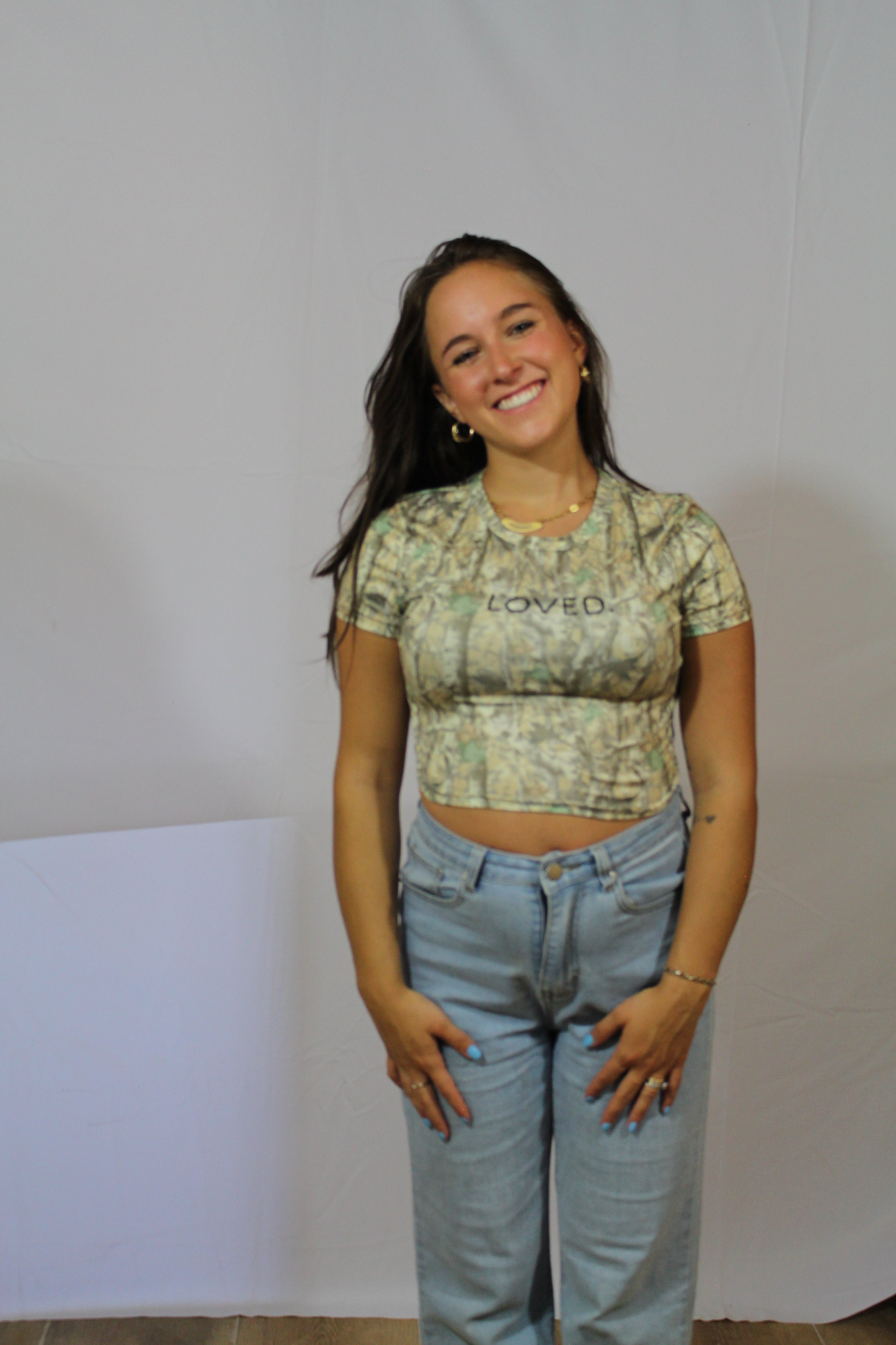 Loved Camo Baby Tee