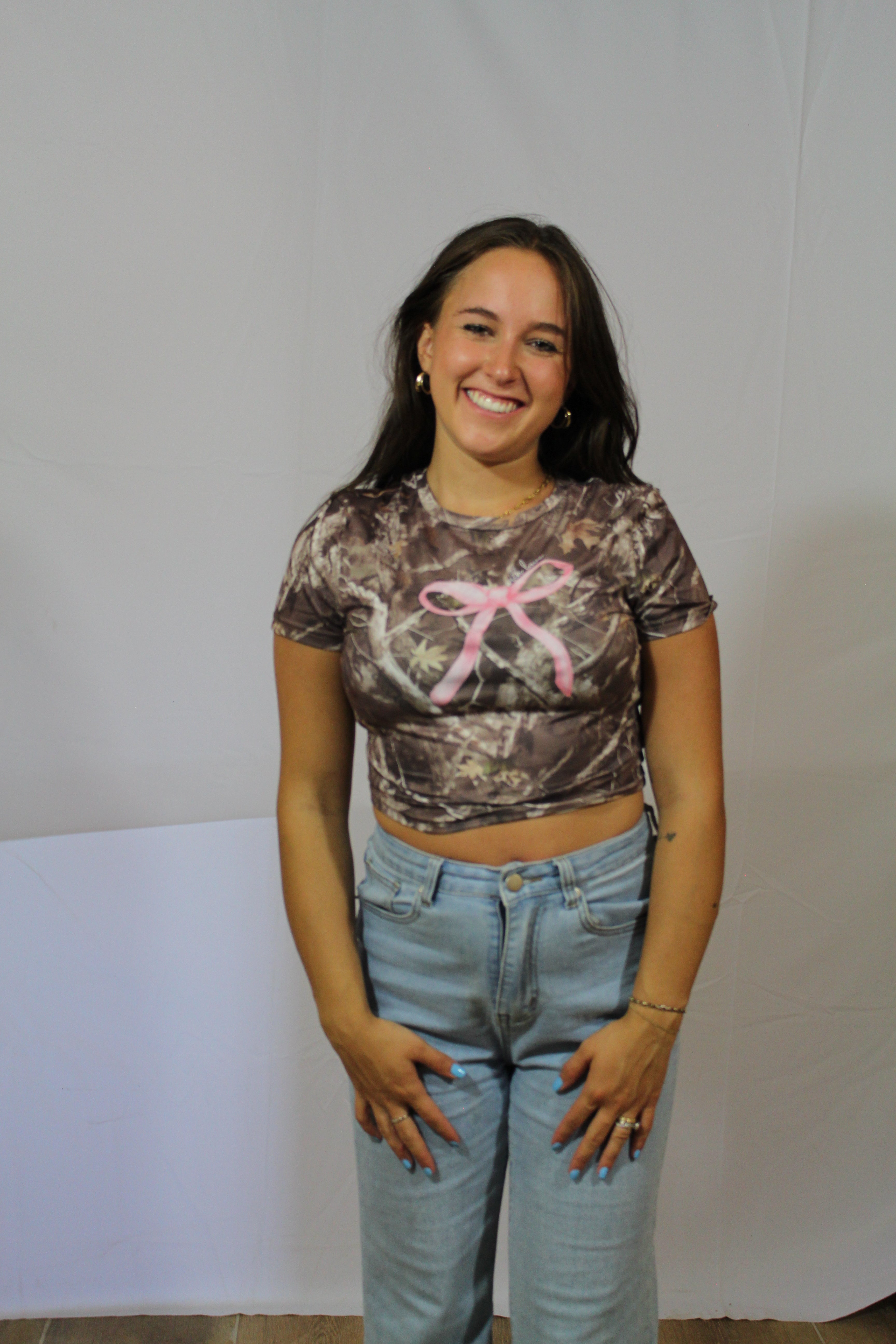 With Love Camo Baby Tee
